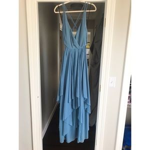 Bridesmaids Slate Blue Maxi Dress from Lulu’s